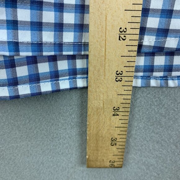 Ministry of Supply Shirt Mens XXL Blue Button Up Long Sleeve Performance Wicking - Picture 9 of 16